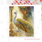 Картина из страз сделай сам с красивым павлином 5D, украшение для дома, мозаика с животными, наклейка Стразы, вышитая Настенная картина