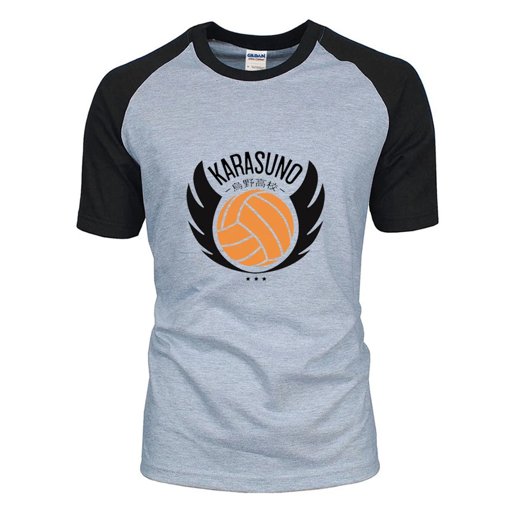 

Футболки Haikyuu для Волейбольного клуба карацуно, футболки для старшей школы, летняя футболка, Мужская футболка оверсайз с коротким рукавом и ...