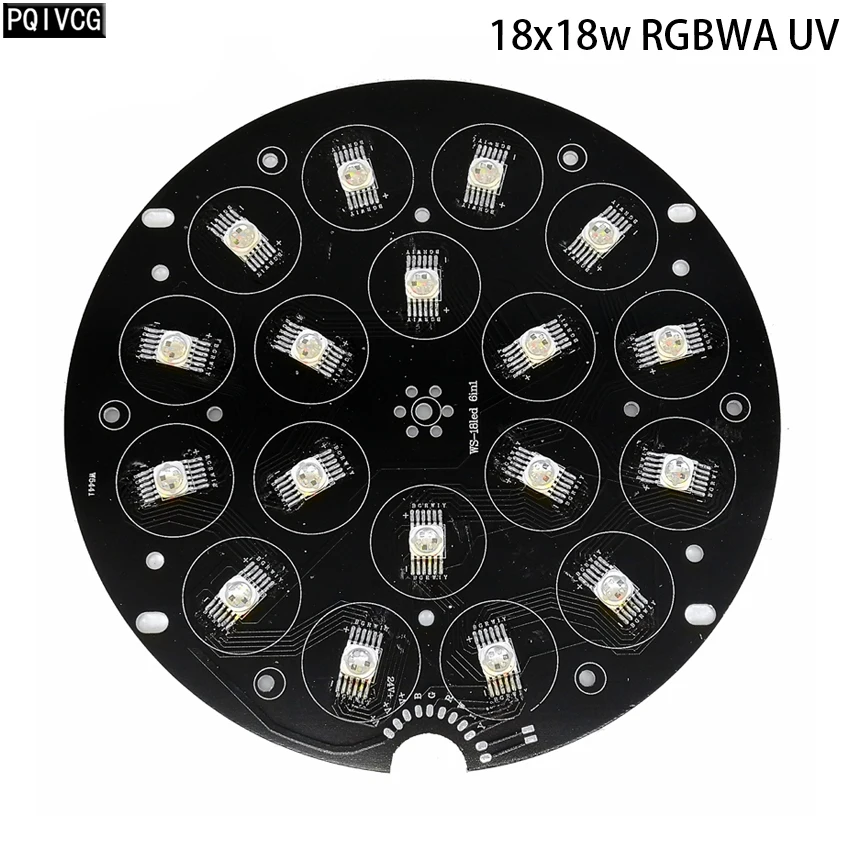 

Светодиодный модуль PQIVCG PAR 18x18 Вт RGBWA UV 6 в 1