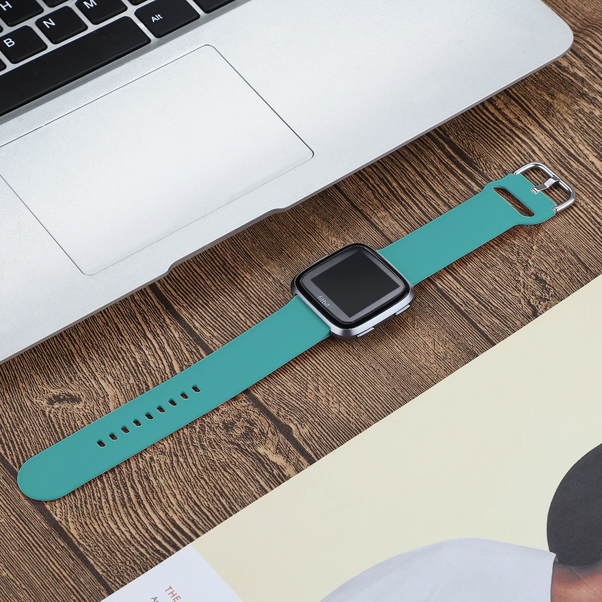 Замена Fitbit versa, ремешок Ремешок силиконовый браслет из дышащего материала, сменный спортивный ремешок для Fitbit часы Versa 61017