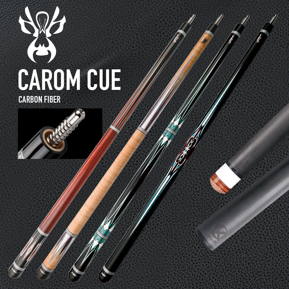 Бильярдные клюшки ZOKUE KONLLEN Carom технология наконечников 12 мм 3 игровых сигнала
