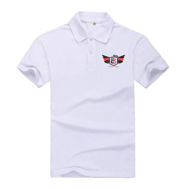 Модная летняя рубашка поло с коротким рукавом мужская хлопковая приталенная