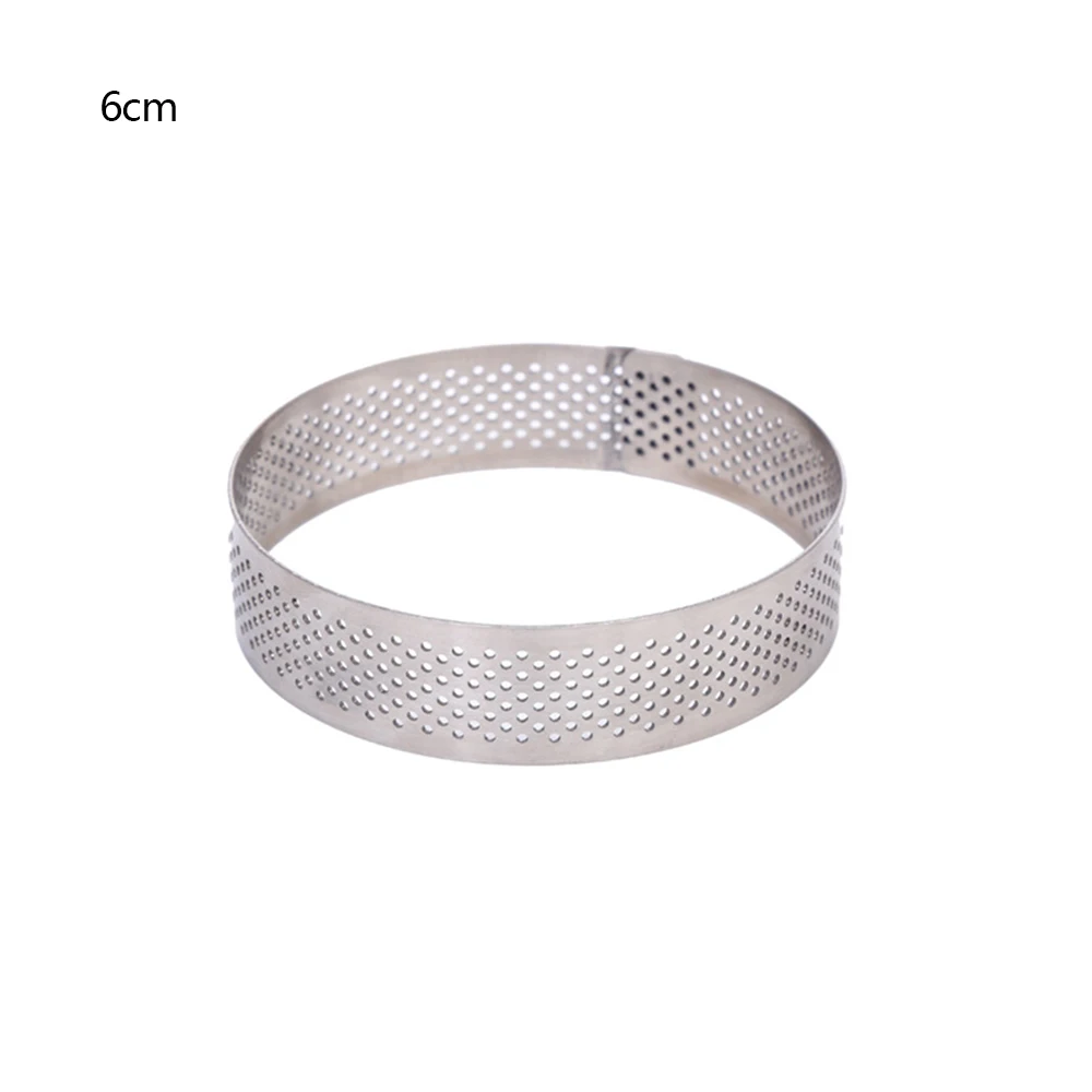 

Round Puff Tower Ring Stainless Steel Ring For Fruit Cake Cake And Mousse Mould Kitchen Baking Mould