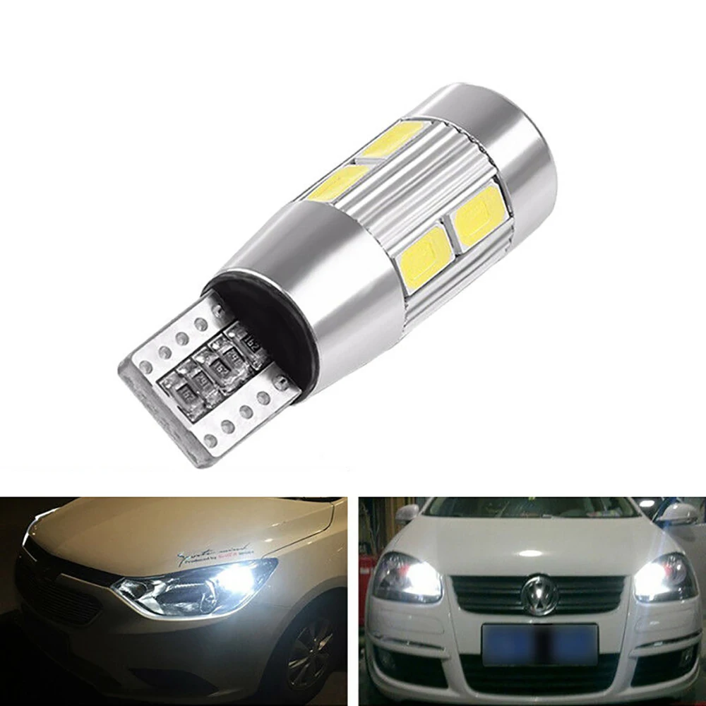 AOSHIKE 2 шт. Автомобильный авто светодиодный T10 Canbus 194 W5W 10 SMD 5630 Светодиодный