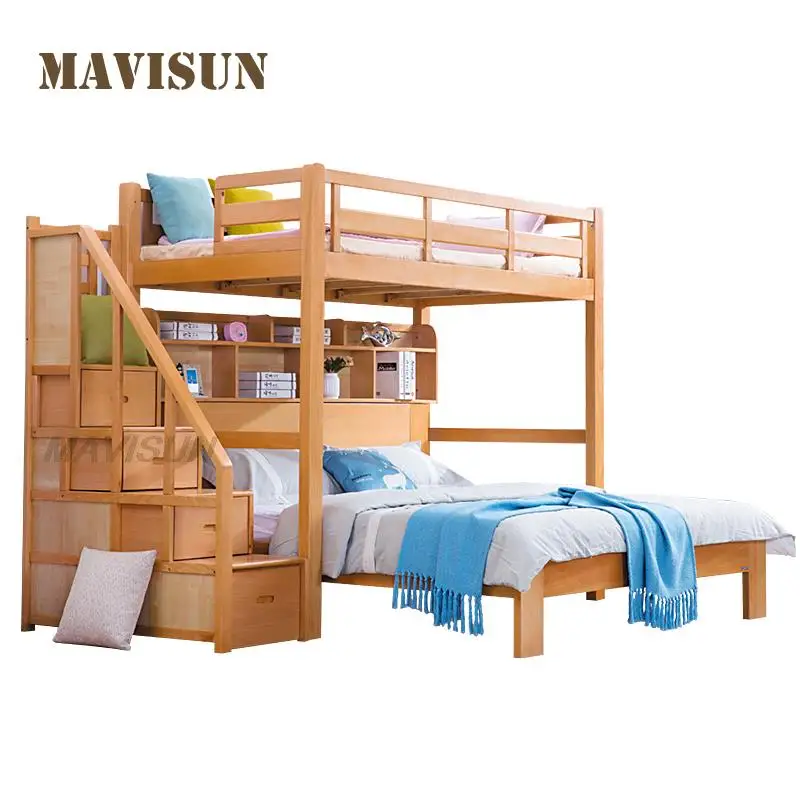 Немецкий Буковый шкафчик-лестница кровать хорошего качества и по низкой цене