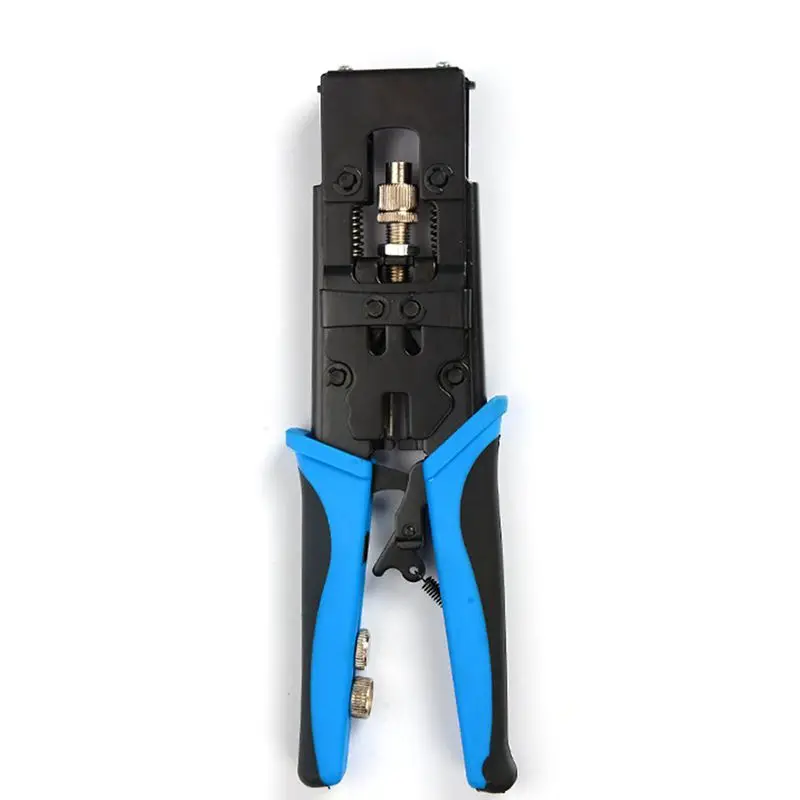 

Fashion1pc Durable Coax Compression Crimper Tool BNC/RCA/F Crimp Connector RG59/58/6 Cable Wire Cutter Adjustable Crimping Plier