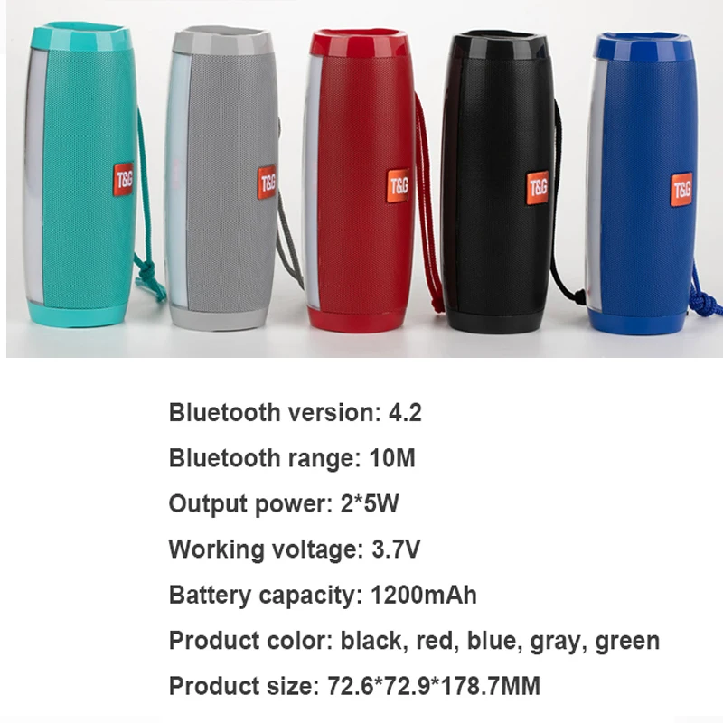 Мощная портативная Bluetooth Колонка s Беспроводная колонка светодиодный