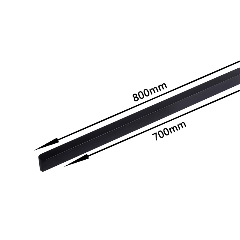 

8877 Black 700mm Cabinet Furniture Handles for Cabinets and Drawers Children Knobs Aluminum