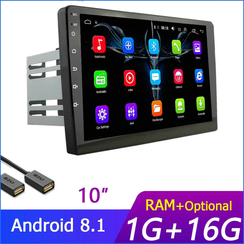 2 din автомобильный радиоприемник для Android мультимедийный плеер 10 inche 2G ram для Toyota Volkswagen hyundai Киа Renault Suzuk Nissan Honda Для Audi Lada