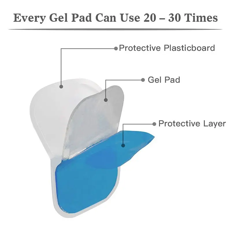 Adesivos em gel для пресса ems adesivos abs para estimulador Hip мышечный e массажер аксессуары замены 14