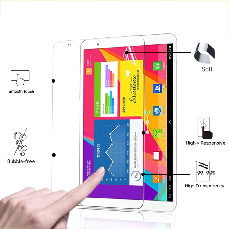 

High clear Glossy coverFor ReadBoy G35 8.0" tablet pc Anti-Scratches HD LCD Screen Protector Guard Protective Film in stock