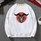 Толстовка мужская с длинным рукавом, зло, сатанизм, жнец, Baphomet, повседневная одежда, страшные топы с Люцифером, демоном, смертью, в стиле Харадзюку