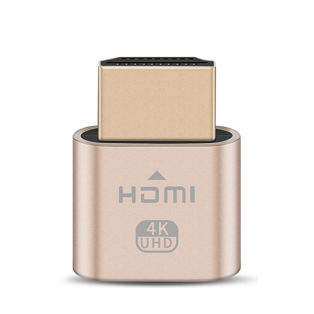 Совместимому с HDMI виртуальной Дисплей 4K DDC EDID заглушка эмулятор отображения