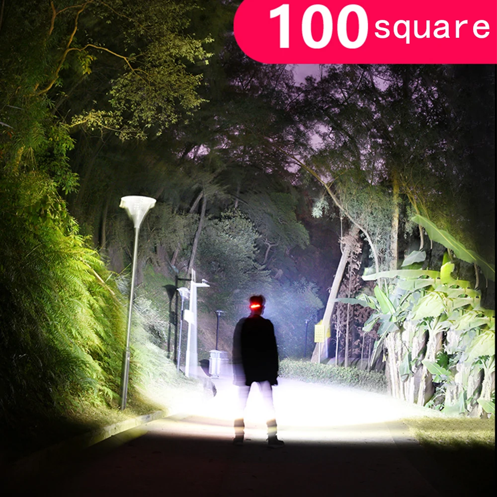 Светодиодный прожектор COB Налобные фонари водонепроницаемая Рабочая Налобная