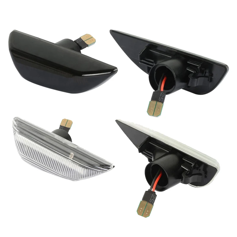 2 шт. Автомобильный светодиодный светильник с поворотным сигналом боковой маркер