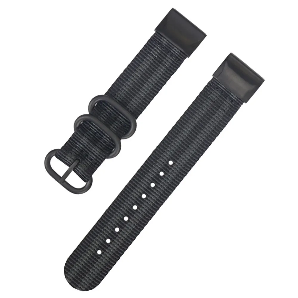 Strap Nylon 26 22 20MM Quick easy Fit watch band For Garmin Fenix 6X 6 6S /5X 5 5S Plus / Fenix 3 /3 HR/ 935 945 Smart WristBand