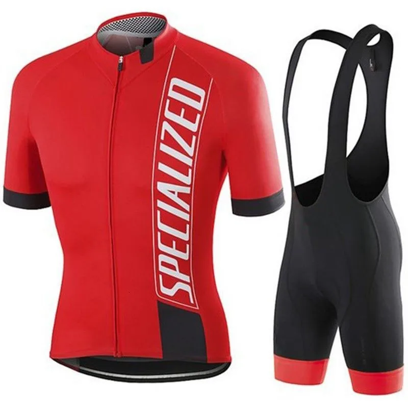 

SPECIALIZED Cycling Clothes Red Breathable Quick Dry Cycling Jerseys Set MTB Road Bike Clothing