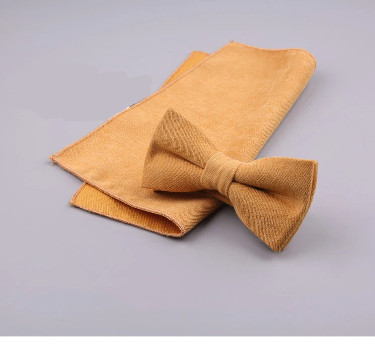 Deerskin бархатный шарф бабочка костюм мужской корейской версии сплошной цвет