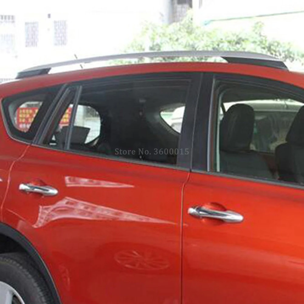 Для Toyota Rav4 Rav 4 2014 2015 2016 2017 серебристый алюминиевый багажник на крышу багажный