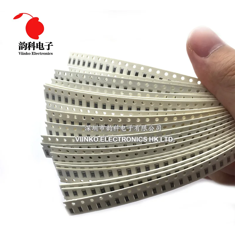 Комплект резисторов 1206 SMD, набор в ассортименте, 1/4 Вт, 1 Ом-1М Ом, 13valuesX, 20 шт. = 660 шт., набор образцов - ТОП-товары этого лета