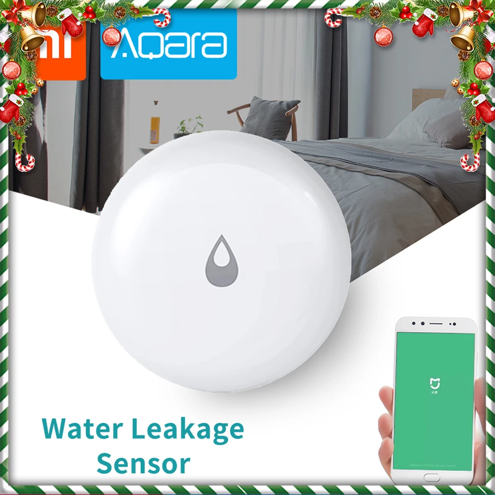 Xiaomi Aqara, датчик утечки воды, детектор охранной сигнализации, Zigbee, беспроводной детектор утечки воды для умного дома, управление приложением