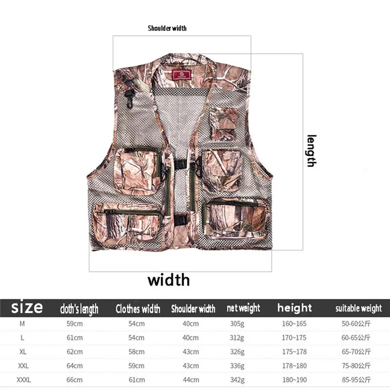 Открытый жилет для рыбалки быстросохнущая дышащая карманами куртки в сеточку