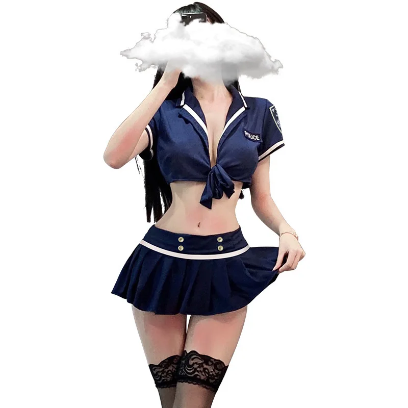 

New Women Sexy Underwear Woman Police Costume Sexy Policewoman Uniform Cosplay Sexy Erotic Lingerie Police Costumes