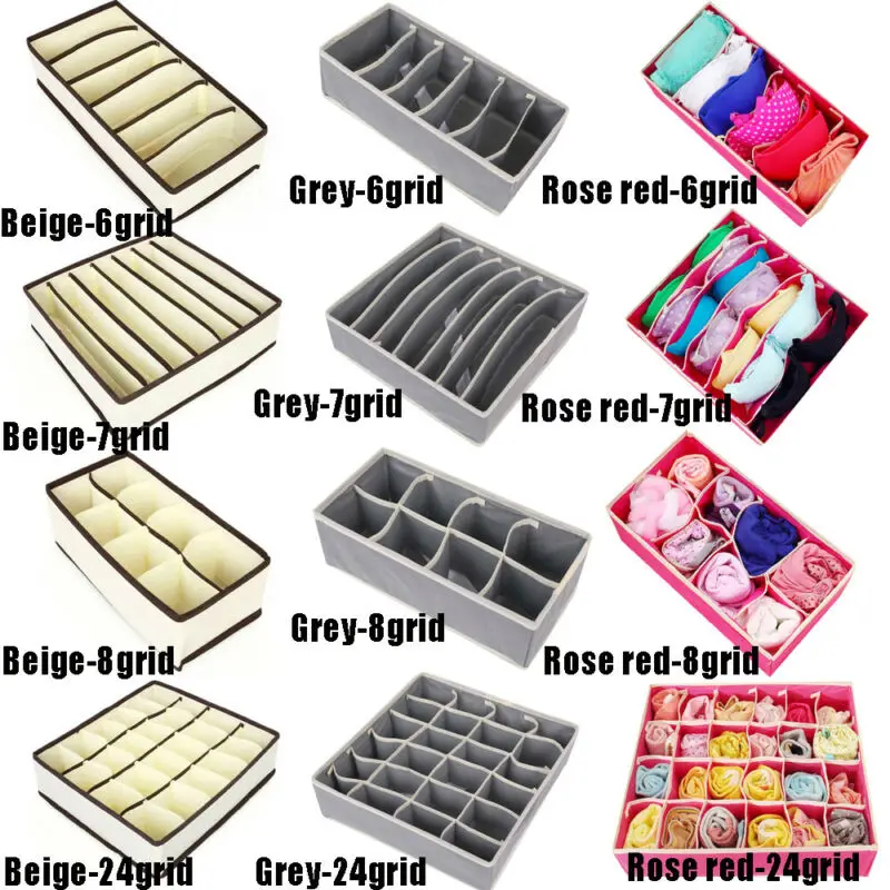 2020 Новые горячие складная коробка для хранения бюстгальтер нижнее белье