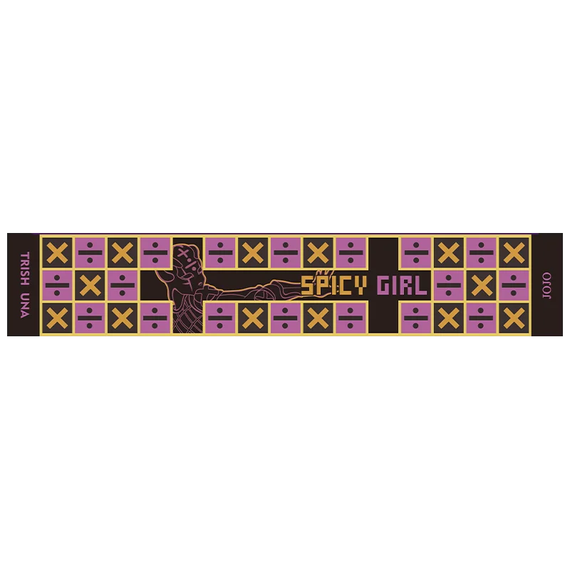 

Anime JoJo's Bizarre Adventure Kujo Jotaro Cosplay Men Women Autumn Winter Warm Soft Neckerchief Student Fashion Scarf Xmas Gift