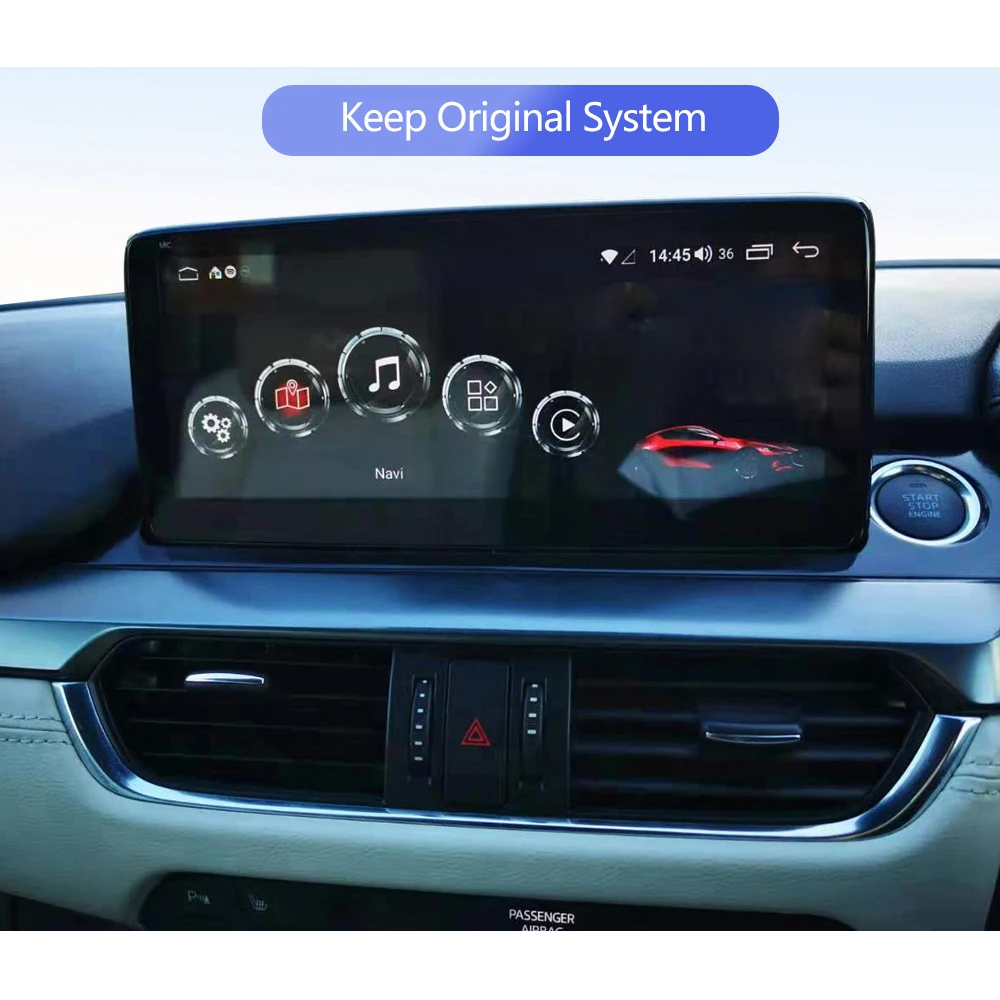 Автомобильный GPS-навигатор Sinosmart плеер на Android 10 25 дюйма для Mazda 6 Atenza 2017-18