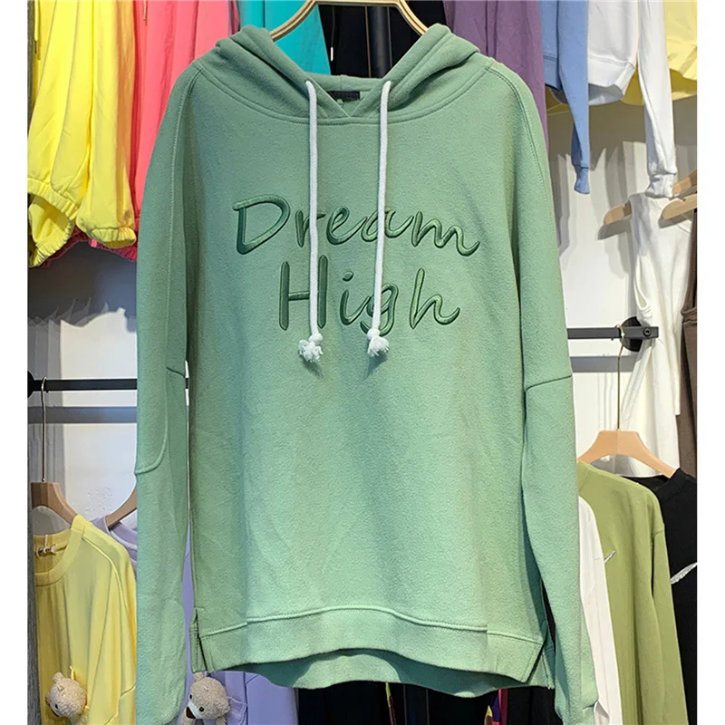 

Women's Spring And Autumn Thin Loose Long Sleeve Round Neck Sports Casual Sweater Top