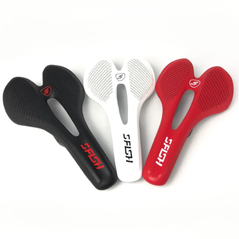 

Outdoor Cycling MTB Bike Ultra-light Carbon Fiber Saddle Road Bike Bicycle / Steel Saddle Rails Bicycle Cycling