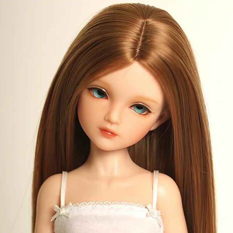 Волосы для шарнирной куклы длинные прямые высокотемпературные 1/3 1/4 1/6 1/8 MSD SD Yosd |