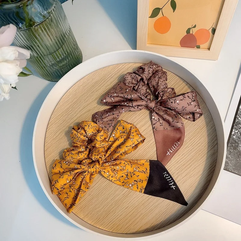 2021 корейские стильные женские аксессуары для волос милые элегантные эластичные