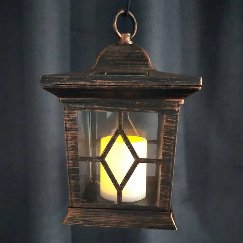 Взрывозащищенный уличный светодиодный светильник на солнечной батарее античный