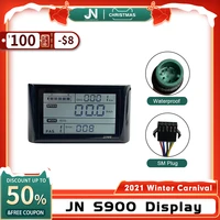 ebike jn 24v36v 48v lcds900 display with julet waterproof connector for jn controller elecrtic bicycle hub motor conversion kit