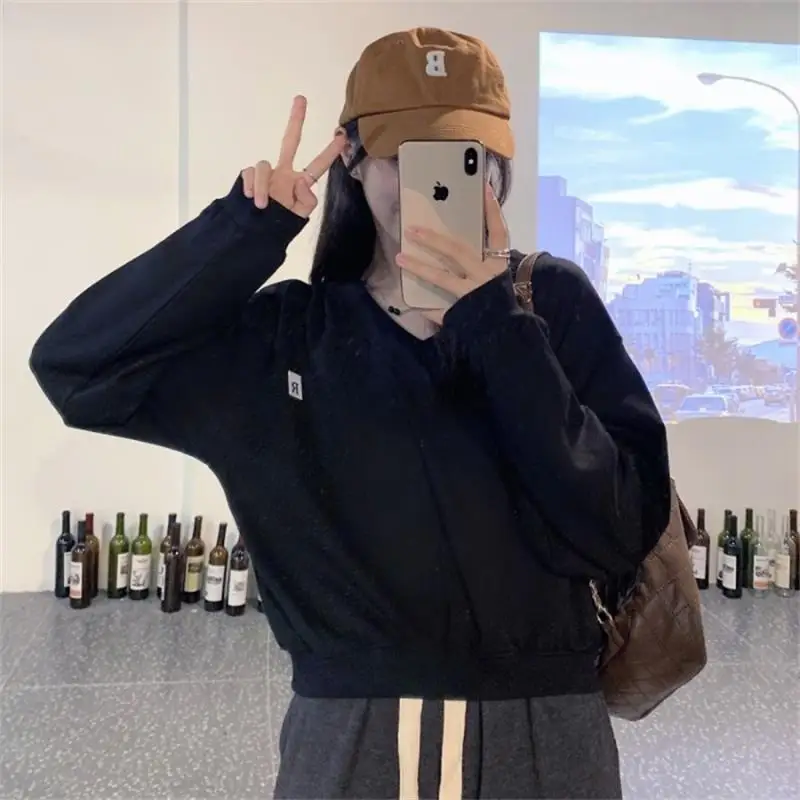 

Свободный свитер в стиле ретро с принтом Ins, женские свитшоты, японский Harajuku Ulzzang, женский корейский кавайный милый свитер, одежда для женщин