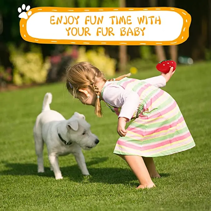 Пищалка для щенков милые плюшевые игрушки игр и чистки зубов нетоксичные