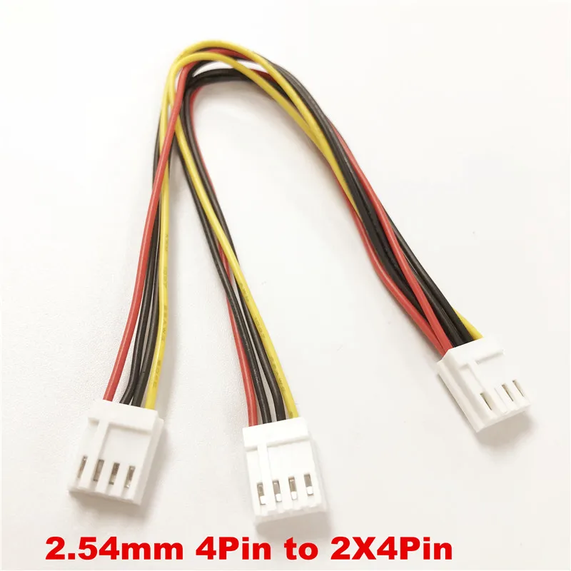 2 шт./лот ITX FDD флоппи 4Pin мама 54 мм до 2X4Pin двойной маленький 4-контактный