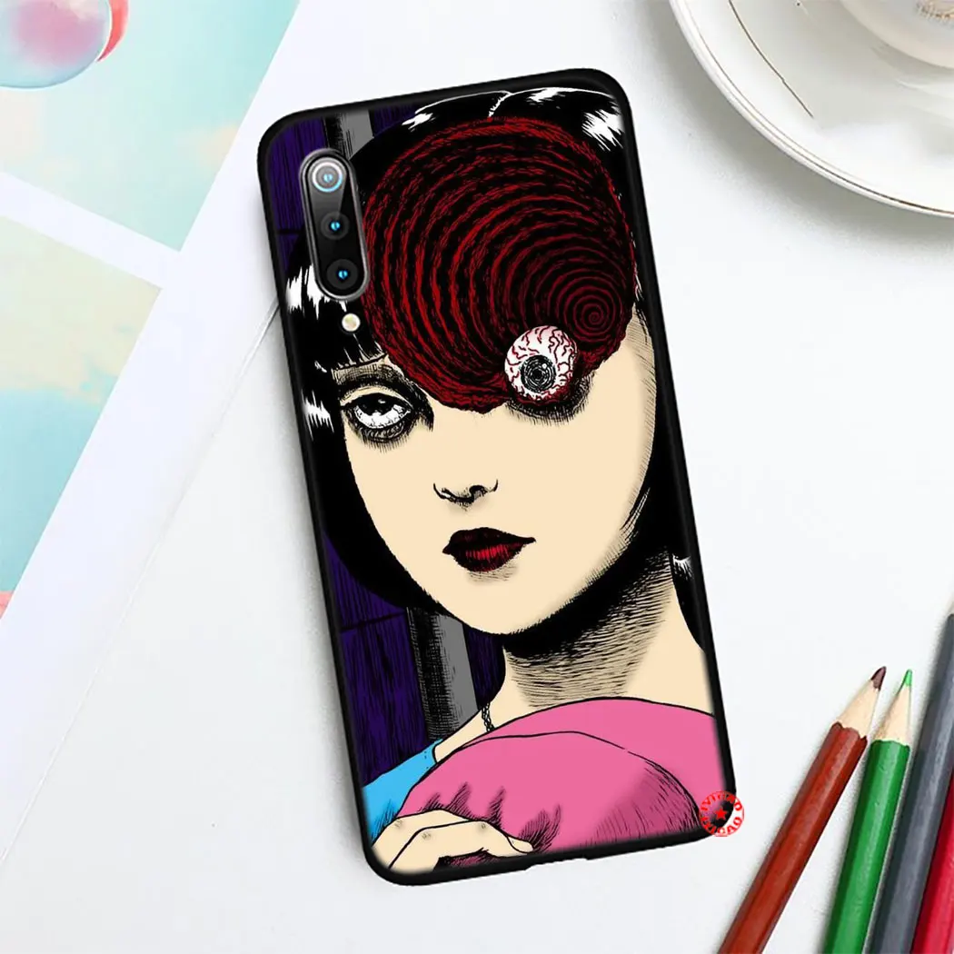 Y34 Junji Ito Tomie Horror Soft Silicone Case for Xiaomi Mi 6 8 9 10 Lite Pro SE Mix 2S MAX 3 F1 Phone Cover | Мобильные телефоны и