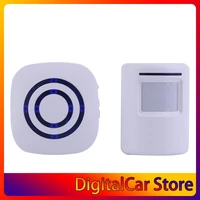 professional wireless digital doorbell with pir sensor infrared detector induction alarm door bell home security 2017 brand new