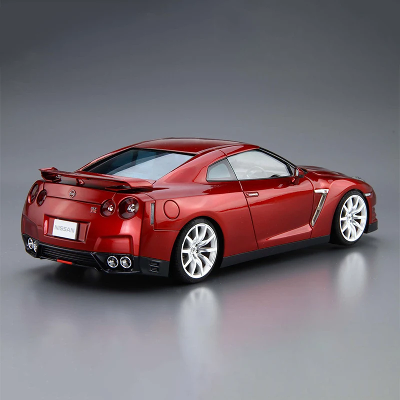 Aoshim05857 1/24 Nissan R35 GT-R с двигателем встроенный гоночный спортивный автомобиль Хобби