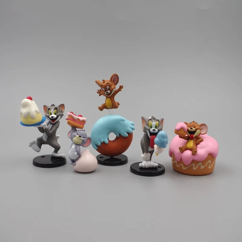 Новое поступление 5 шт./компл. Мультфильм Том &amp Джерри Кот и мышь мини