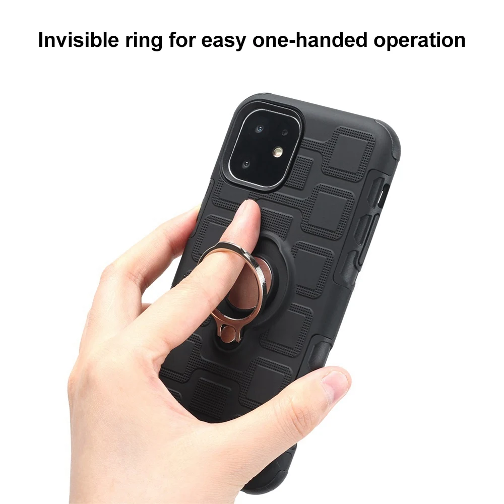 Противоударный бронированный чехол для huawei P30 P20 Lite mate 20 10 Pro Ring Stand Case Y5 Prime 2018 Y6 Y7 P