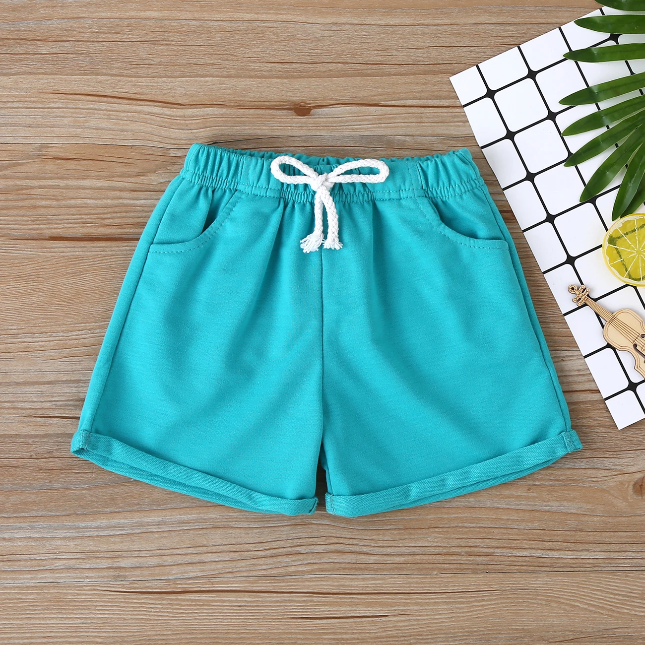 Комплект летней одежды из 2 предметов для маленьких мальчиков футболка с принтом