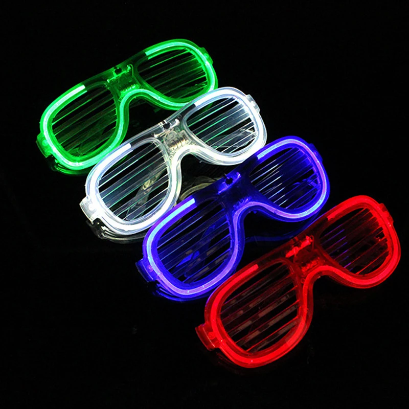 5 шт. хит продаж модные мигающие светодиодные очки на Рождество день рождения