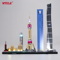 yeabricks led light kit for 21039 architecture shanghai not include the model