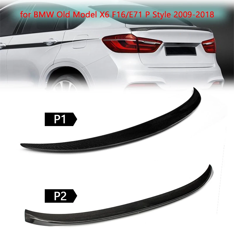Задний спойлер для автомобиля задний из углеродного волокна BMW модель X6 F16/E71 P