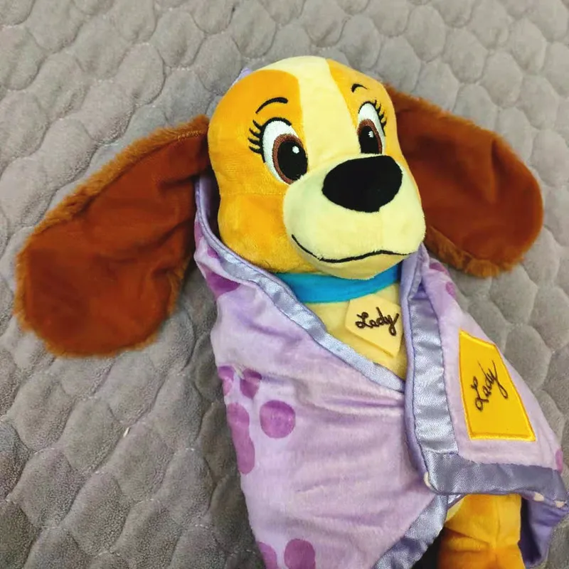 Новинка 2020 оригинальная плюшевая игрушка Disney Lady Dog мягкие куклы 10 дюймов милый