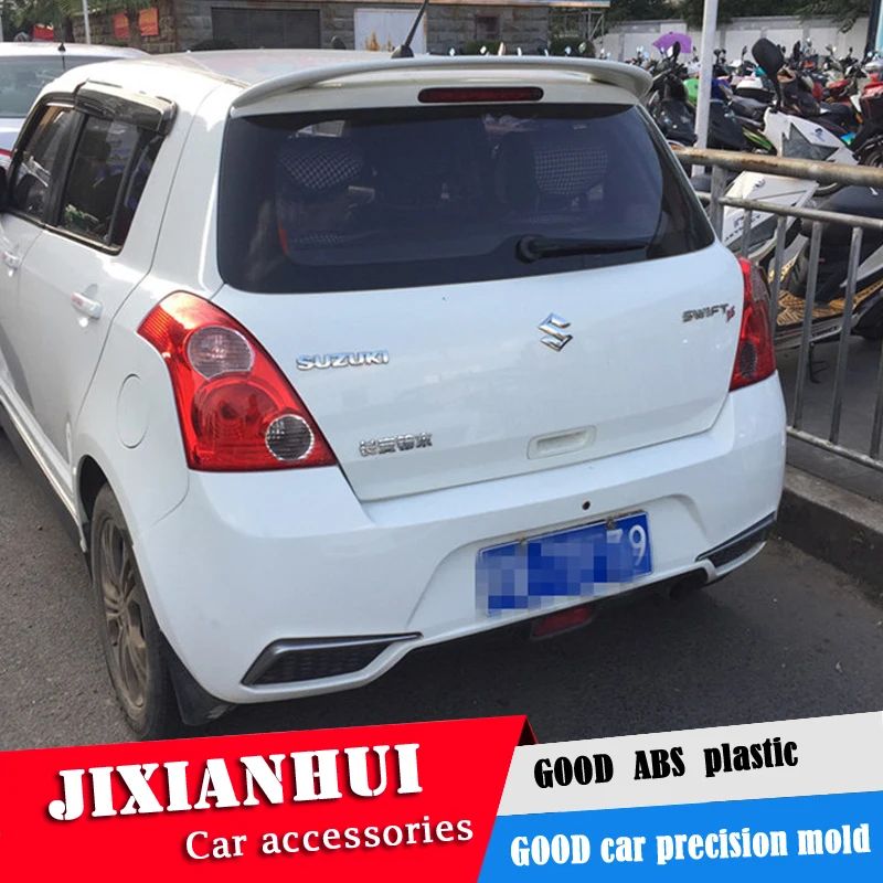 Спойлер для Swift 2008 2014 Suzuki спойлер YCK из АБС пластика цвет заднего крыла автомобиля